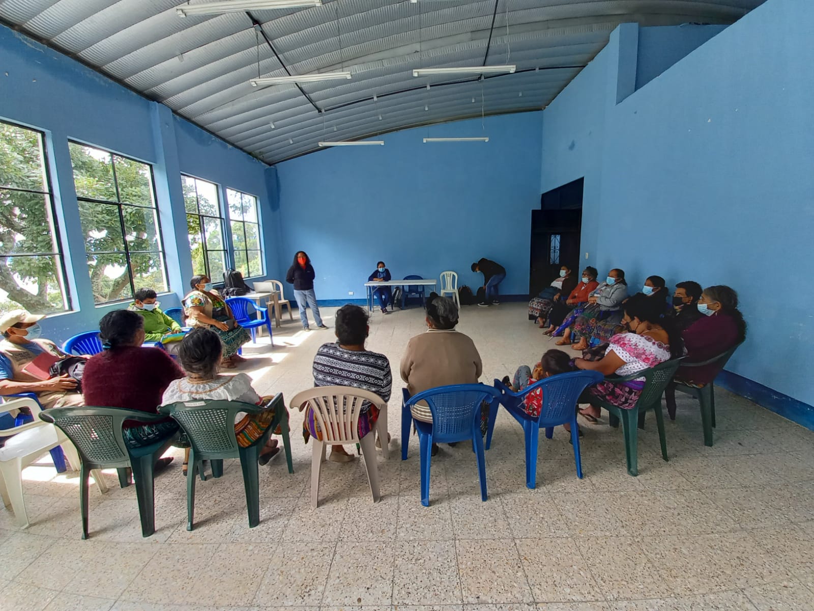 HP Reunin de grupo de autoayuda en San Pablo La Laguna