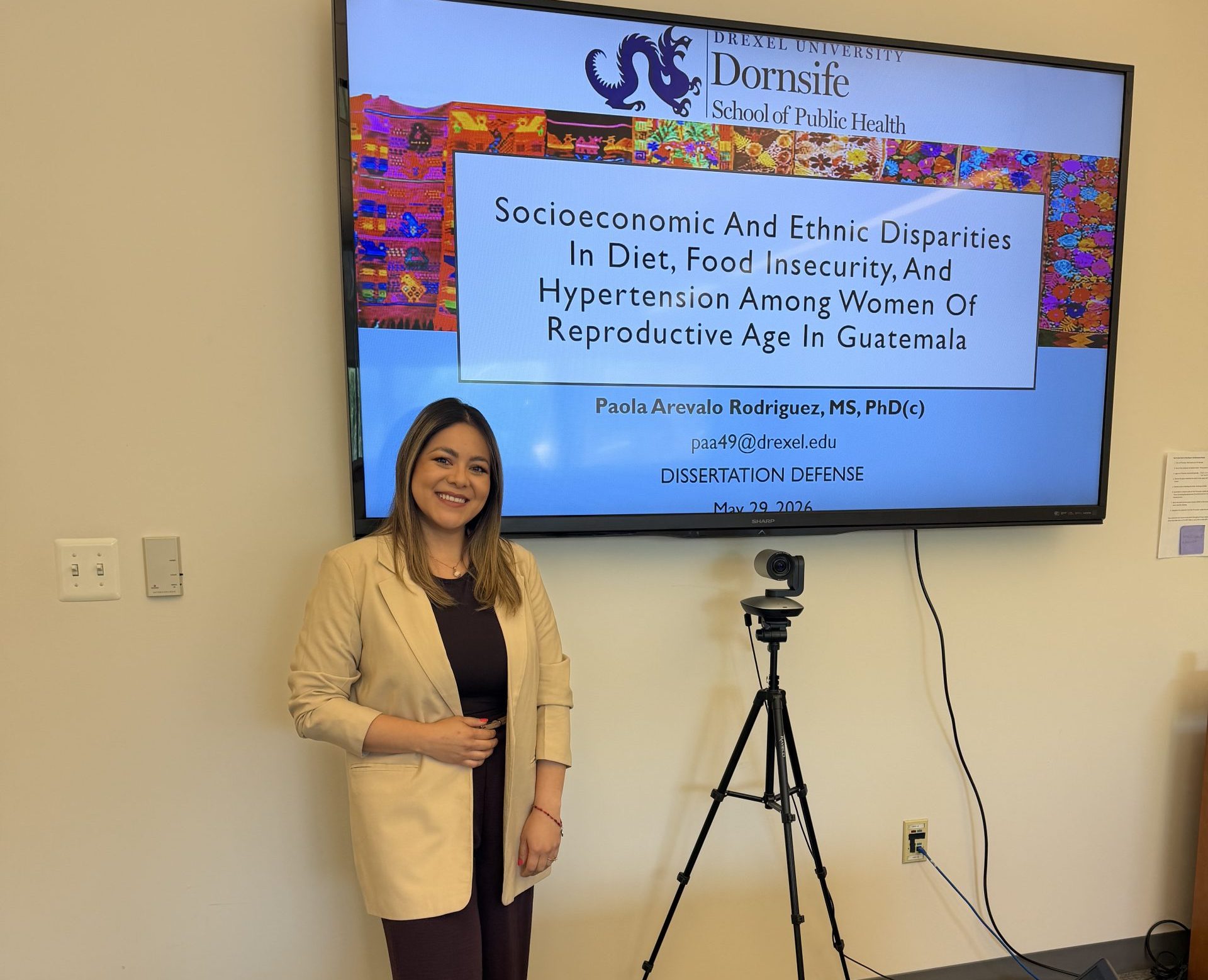 Paola Arévalo, PhD.