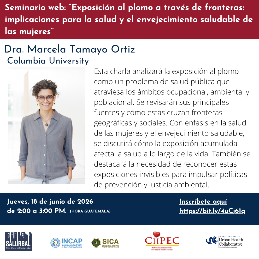 CIIPEC invita a su próximo seminario Web sobre exposición al plomo y sus implicaciones para la salud de las mujeres