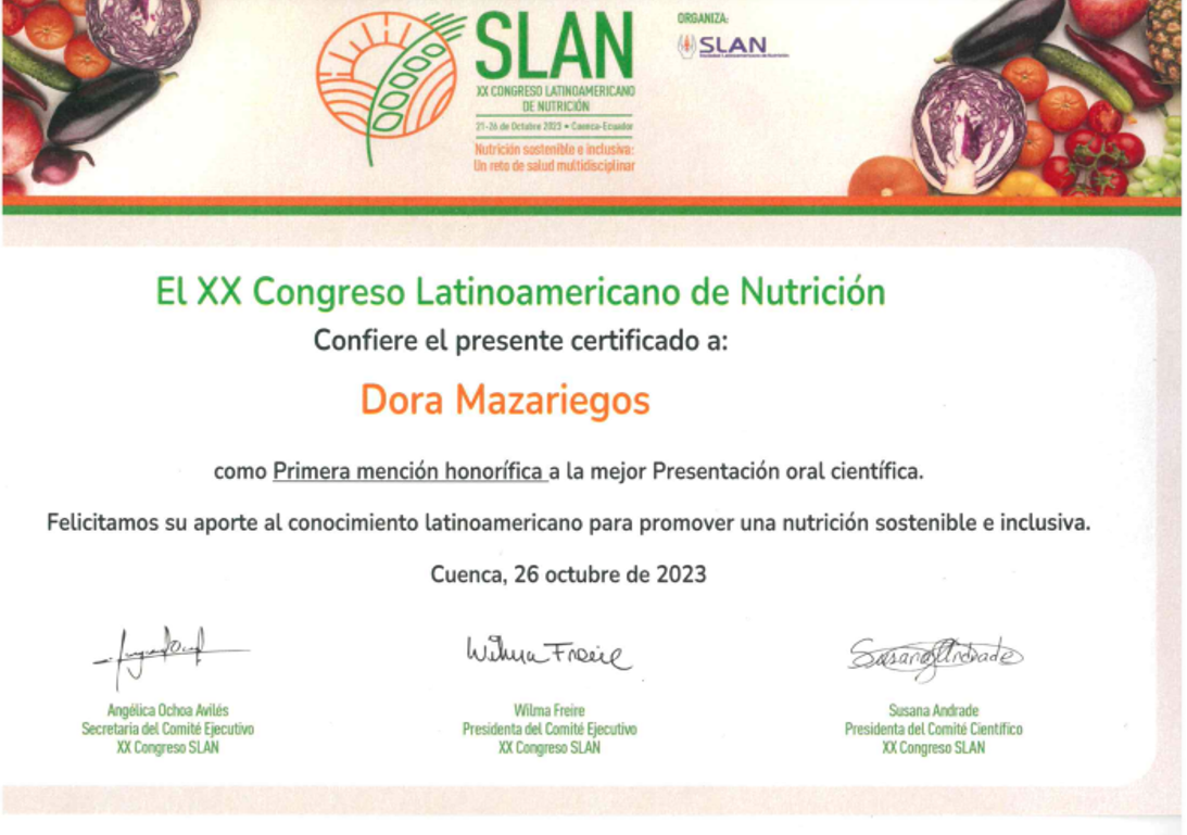 Reconocimiento SLAN 2023
