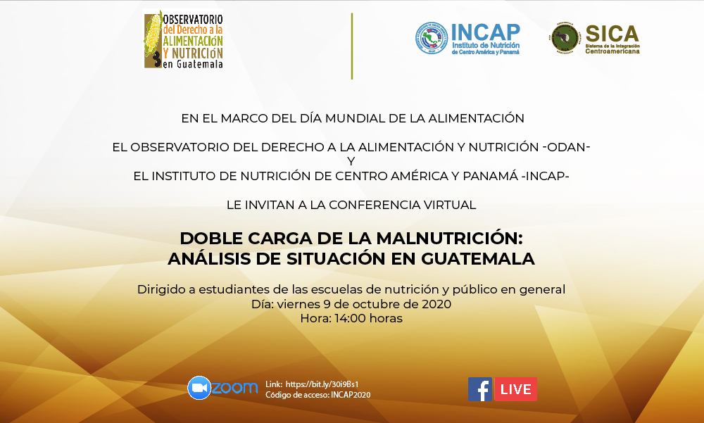 Conferencia virtual: Doble Carga de la Malnutrición: Análisis de Situación en Guatemala