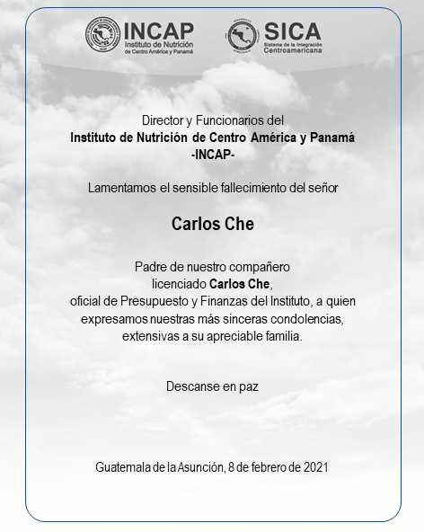 ESQUELA PADRE DE CARLOS CHE