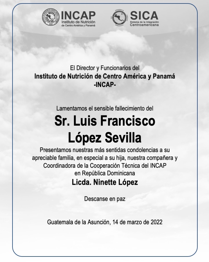 Esquela Ninette lopez padre
