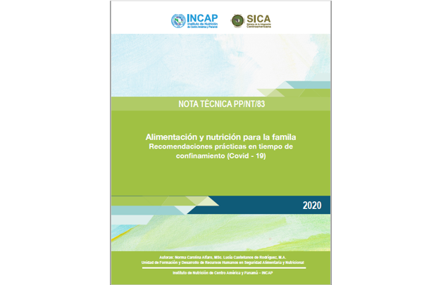 Alimentación y nutrición para la familia. Recomendaciones prácticas en tiempo de confinamiento (Covid-19)