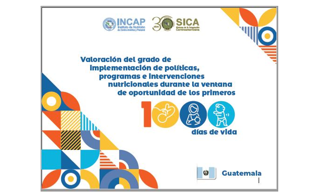 Valoración del grado de implementación de políticas, programas e intervenciones nutricionales durante la ventana de oportunidad de los primeros 1000 días de vida
